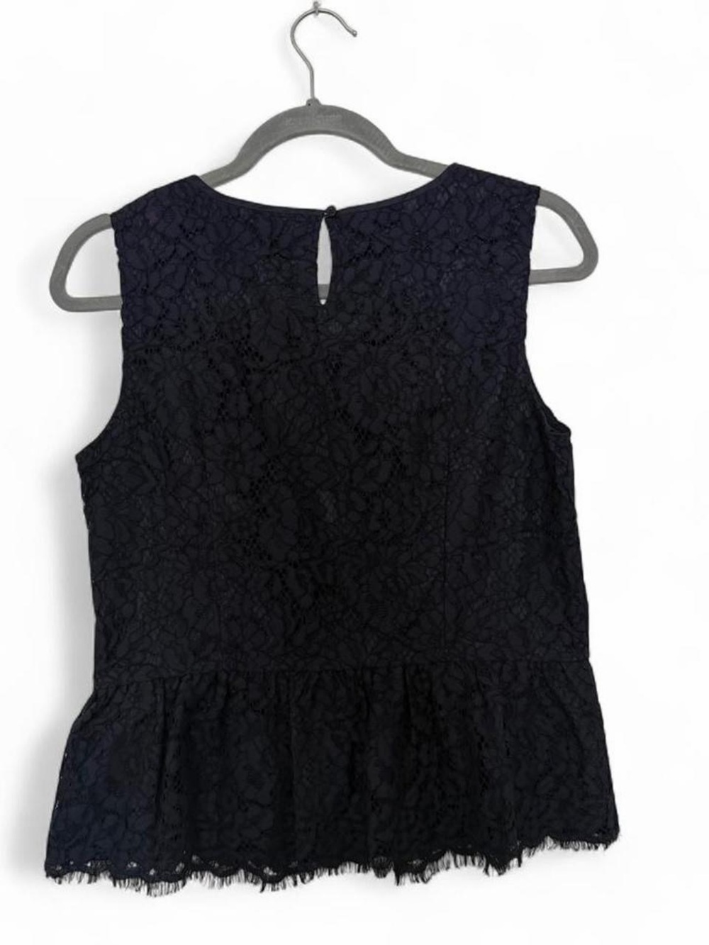 Talbots Black Lace Shell Top - Picture 3 of 4